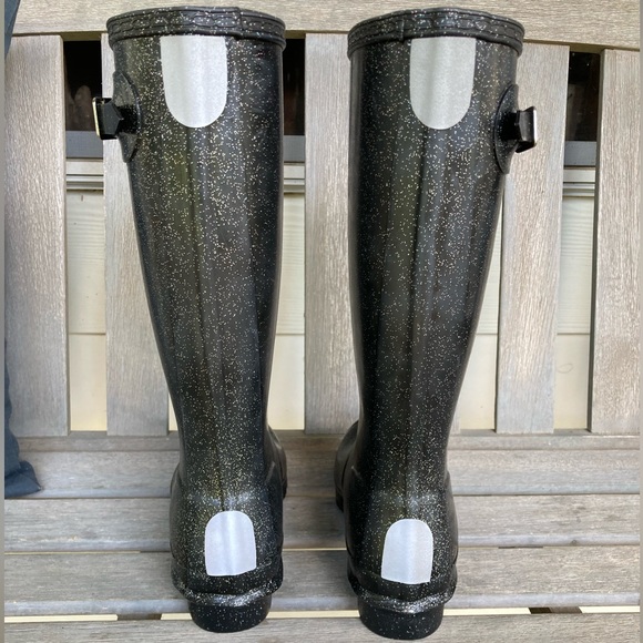 HUNTER Original Kids Starcloud Glitter Tall Rain Boot. New. - Picture 4 of 8